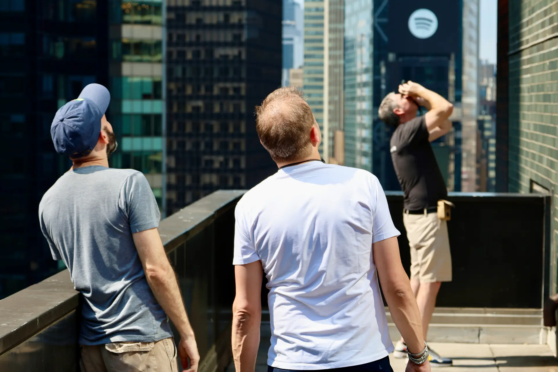 The 375ai team on a rooftop